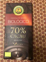 Chocolate negro biológico 70% cacau