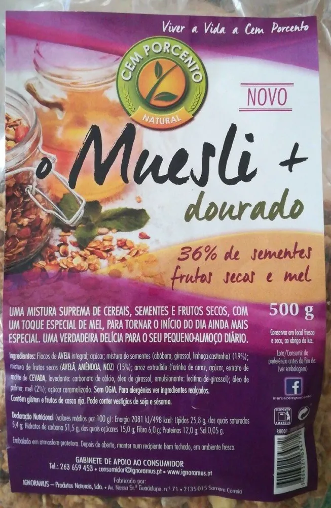O Muesli + Dourado