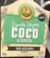 Biscoitos Integrais Coco & Espelta