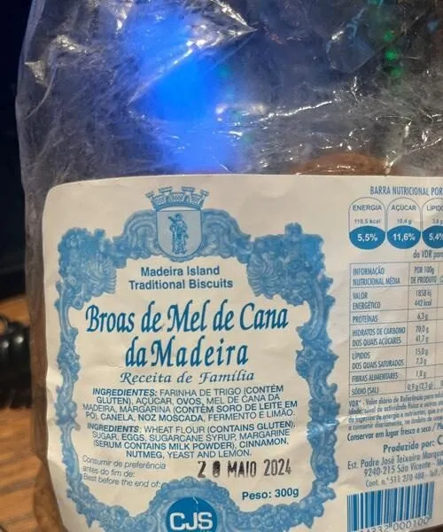 Boras de mel de Cana da Madeira
