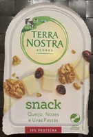 Snack, Queijo, Nozes e Uvas Passas