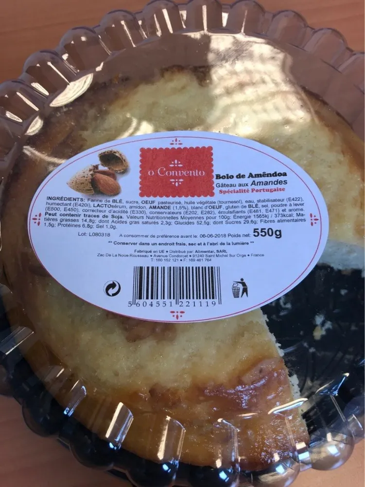 Bolo de Amêndoa