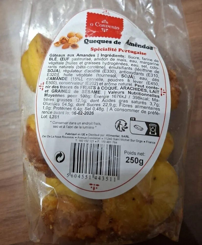 Queques de Amêndoa