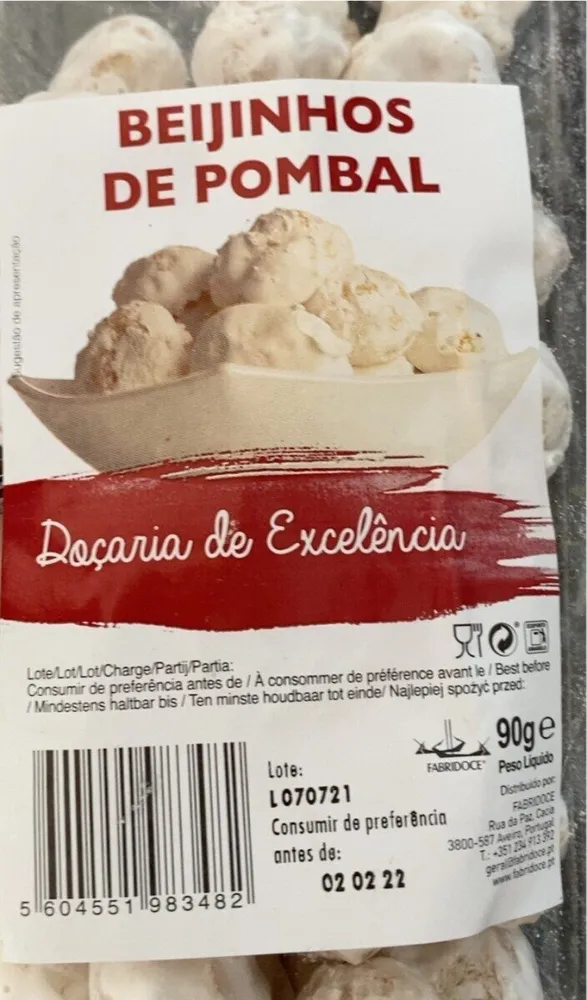 Beijinhos de pombal
