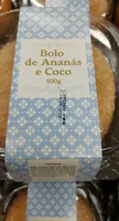 Bolo de ananás e côco