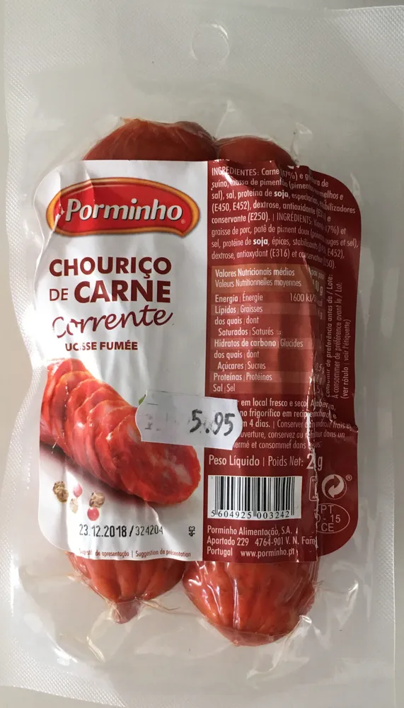 Chouriço de Carne Corrente