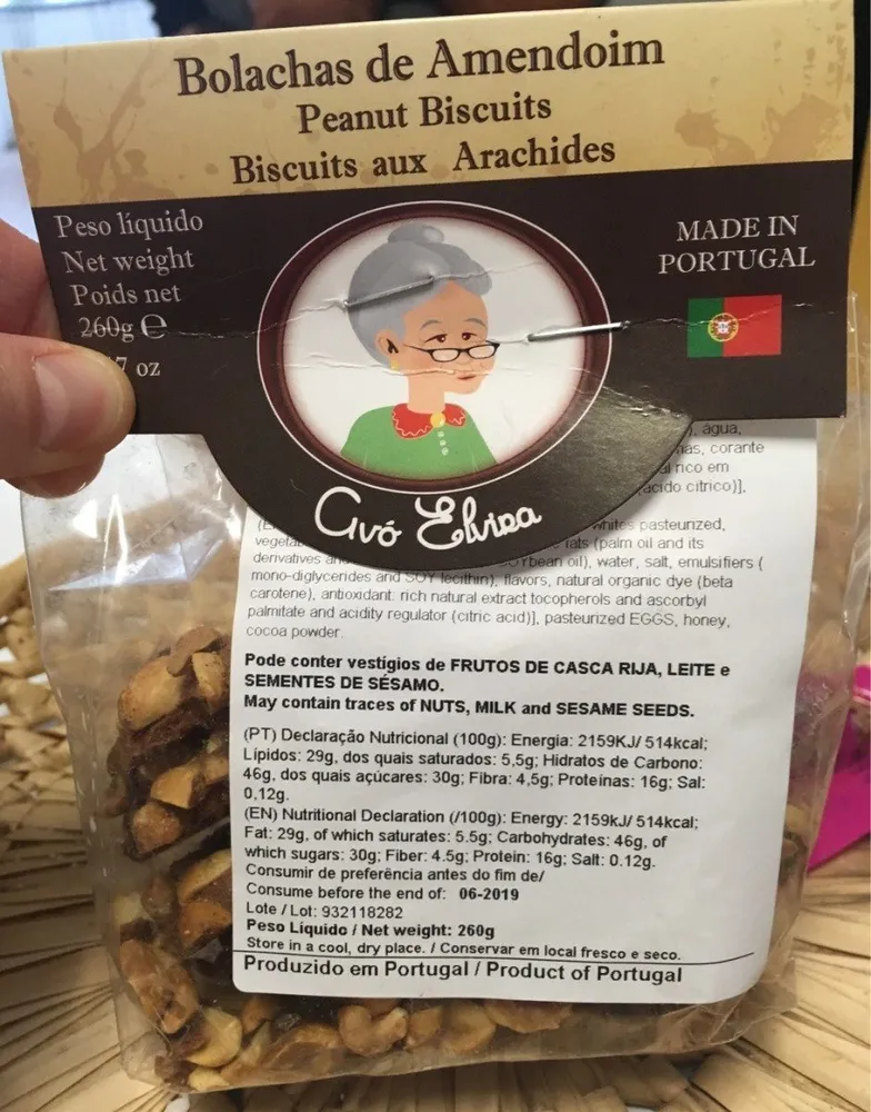 Bolachas de Amendoim