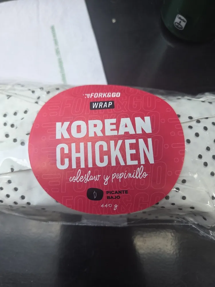 Korean Chicken Wrap
