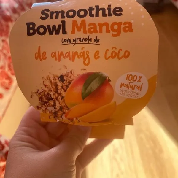 Bowl de Manga com Granola de ananás e côco