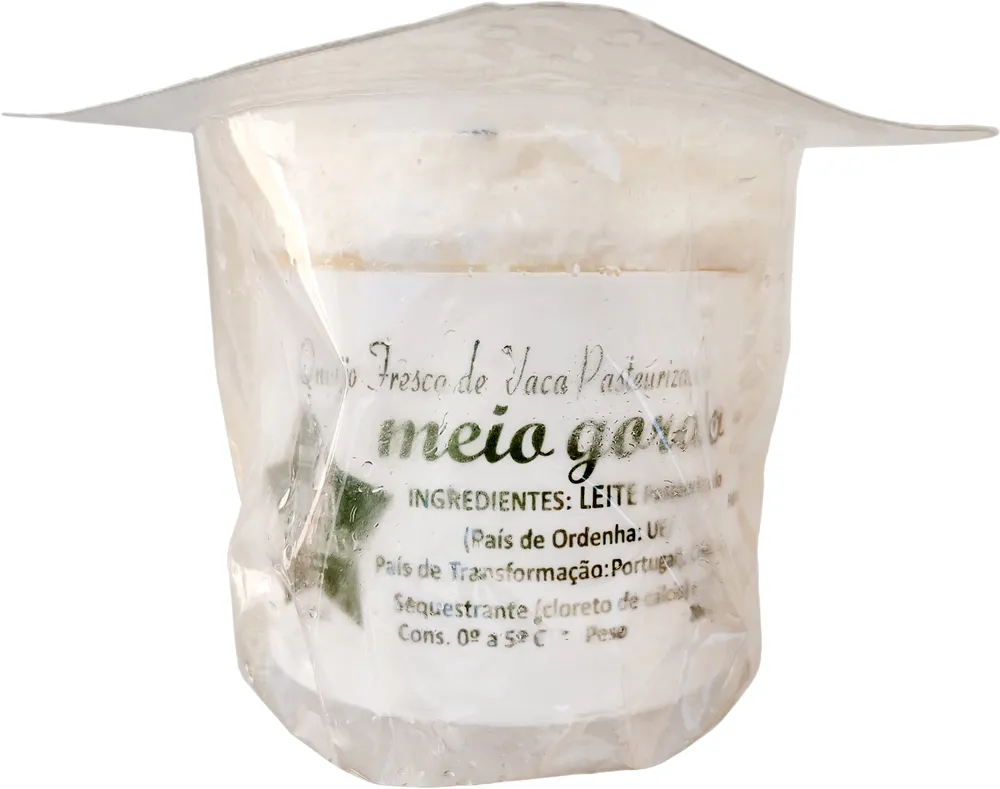 Queijo Fresco de Vaca Pasteurizado meio gordo
