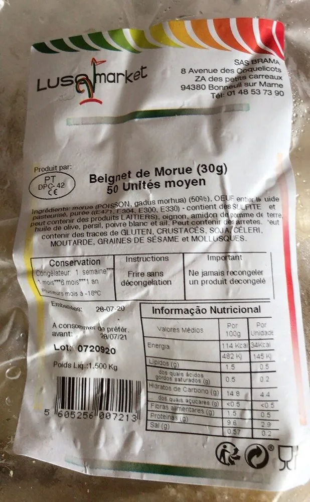 Beignet de morue
