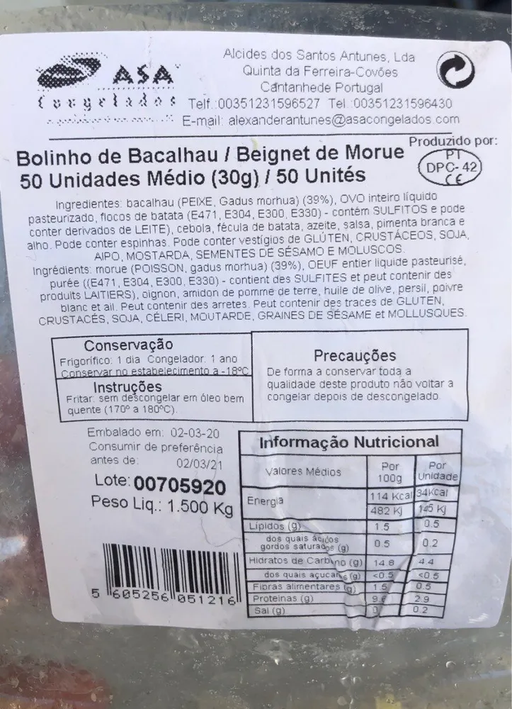 Beignet de morue