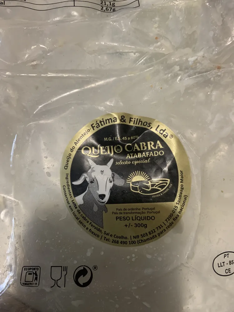 Queijo do Alentejo Queijo Cabra Atabafado