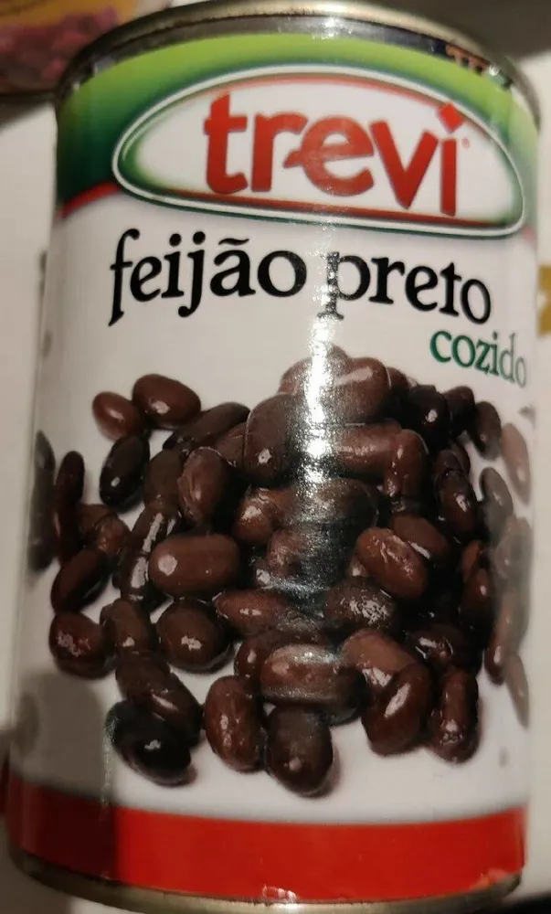 Feijão preto cozido