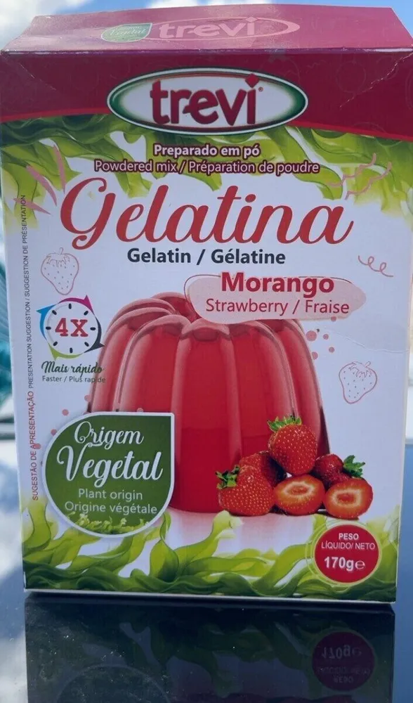Gélatine fraise