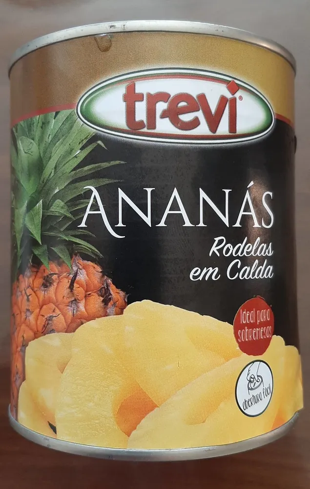 ANANAS Rondelas em  Calda