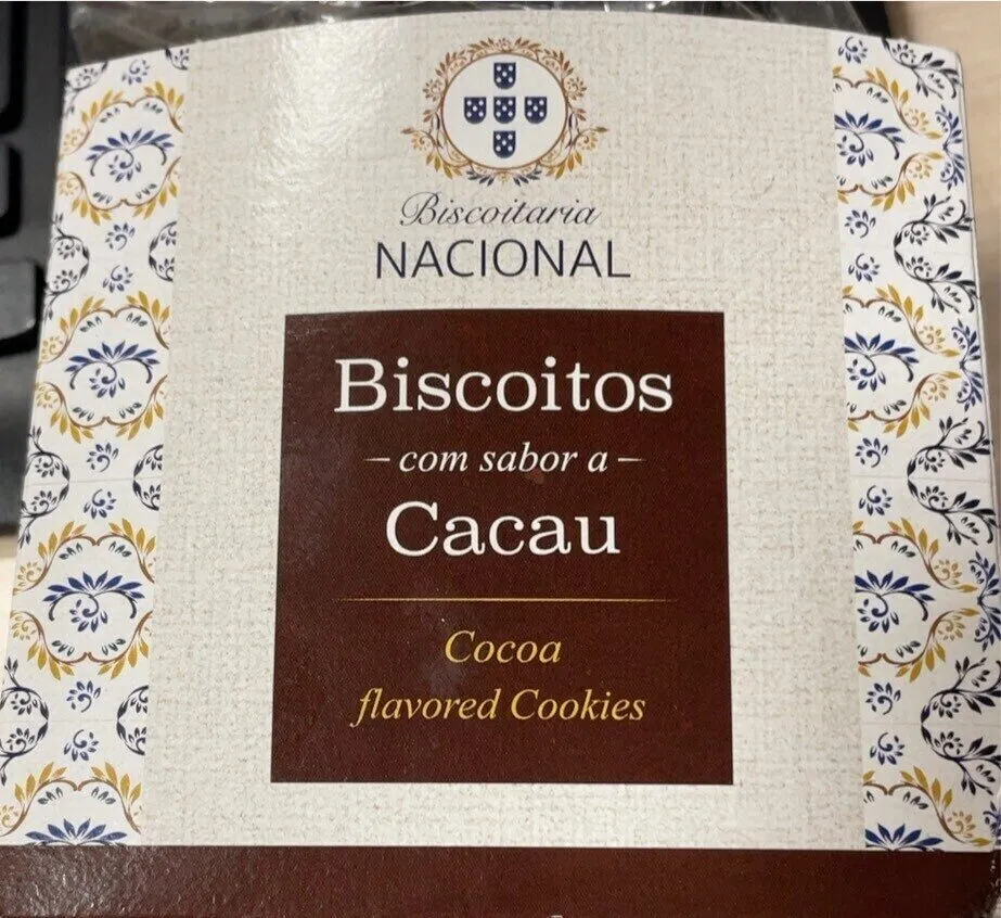 Biscoitos cacau