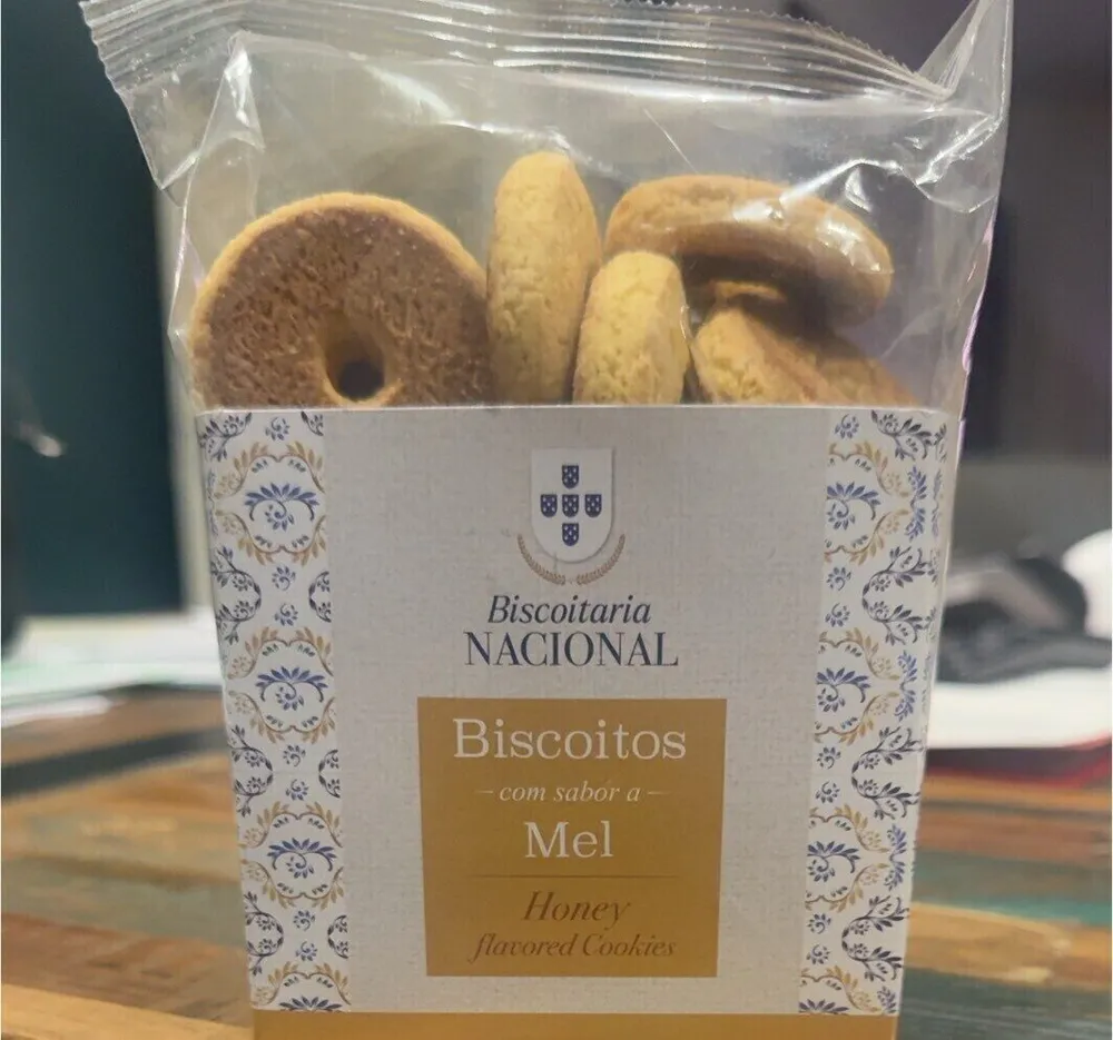 Biscoitos com sabor a mel