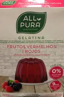 Gelatina frutos rojos