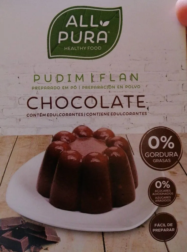 Flan chocolate