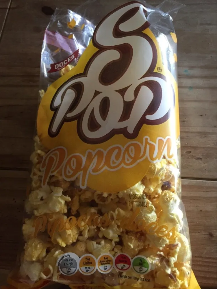 Pipocas doces Popcorn