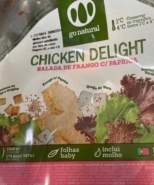 Chicken delight salada de frango
