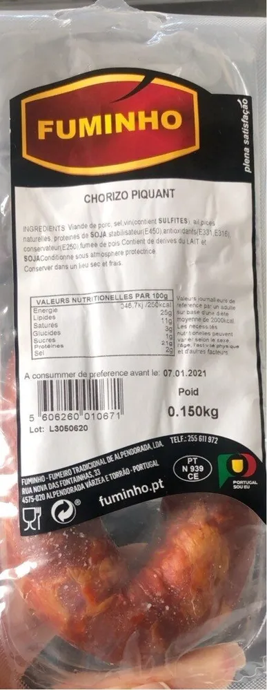 Chorizo piquant