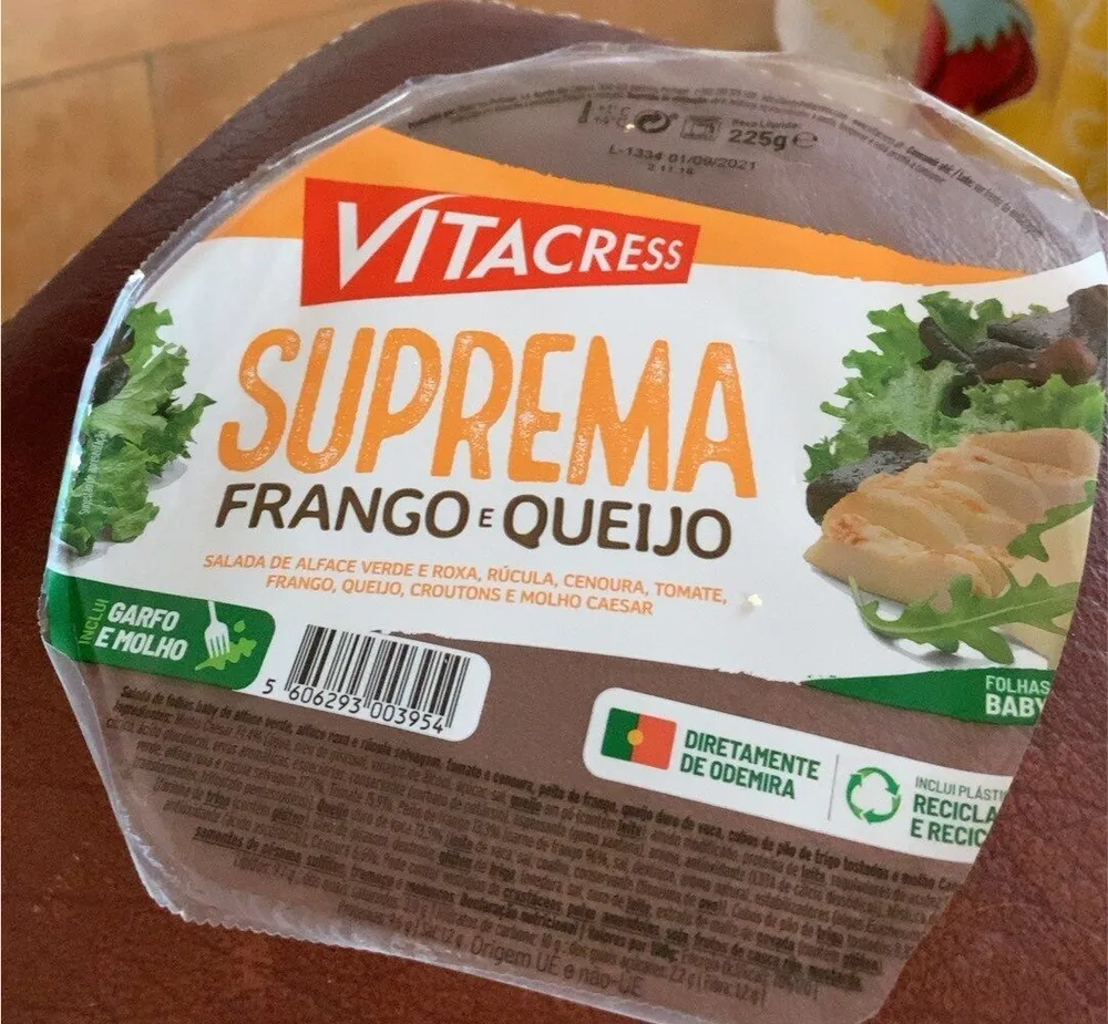 Salade fromage et poulet