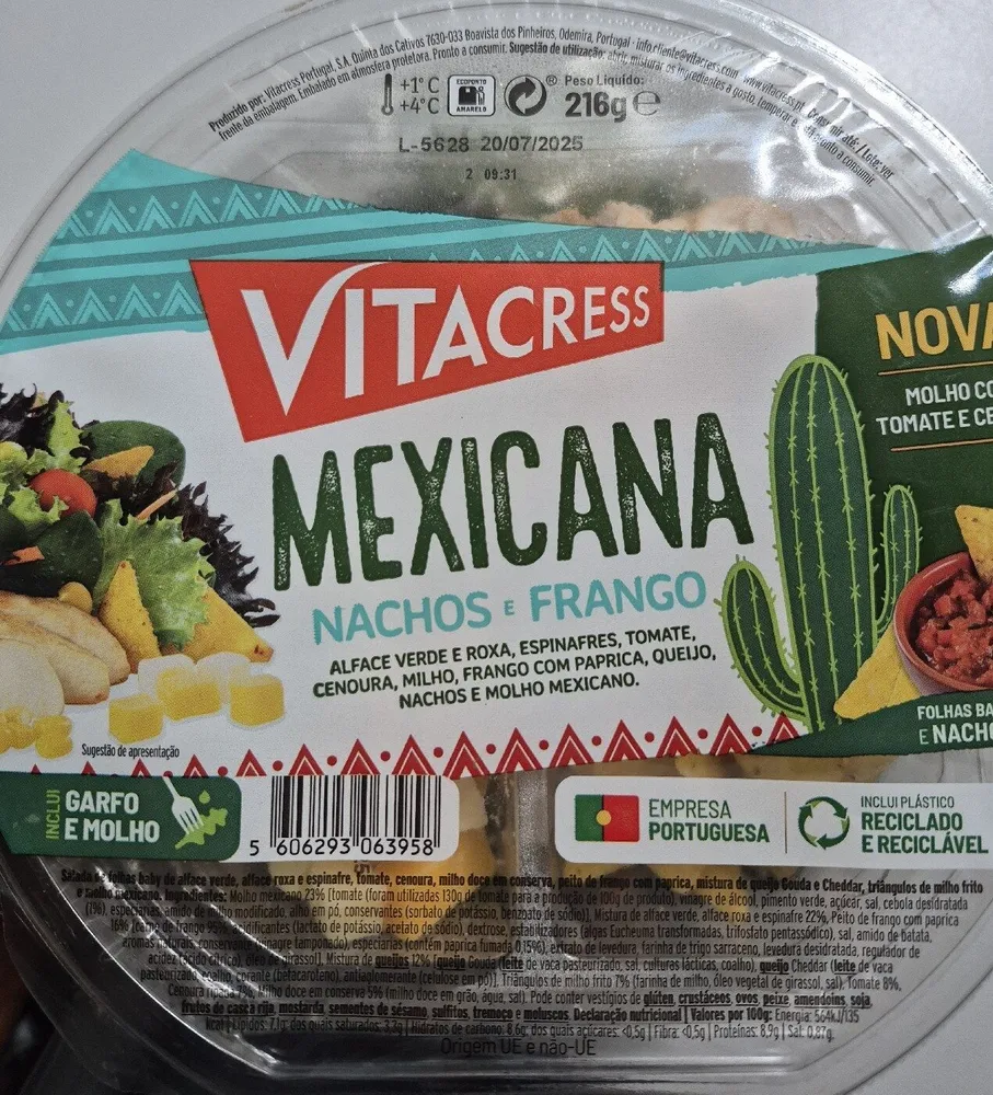 Mexicana Nachos e Frango