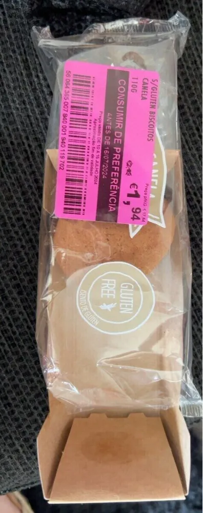 Biscoito canela