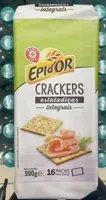 Crackers estaladiças integrais