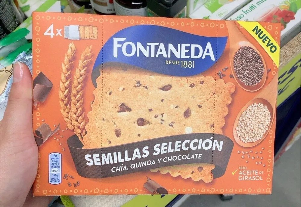 Biscuit chia quinoa chocolat