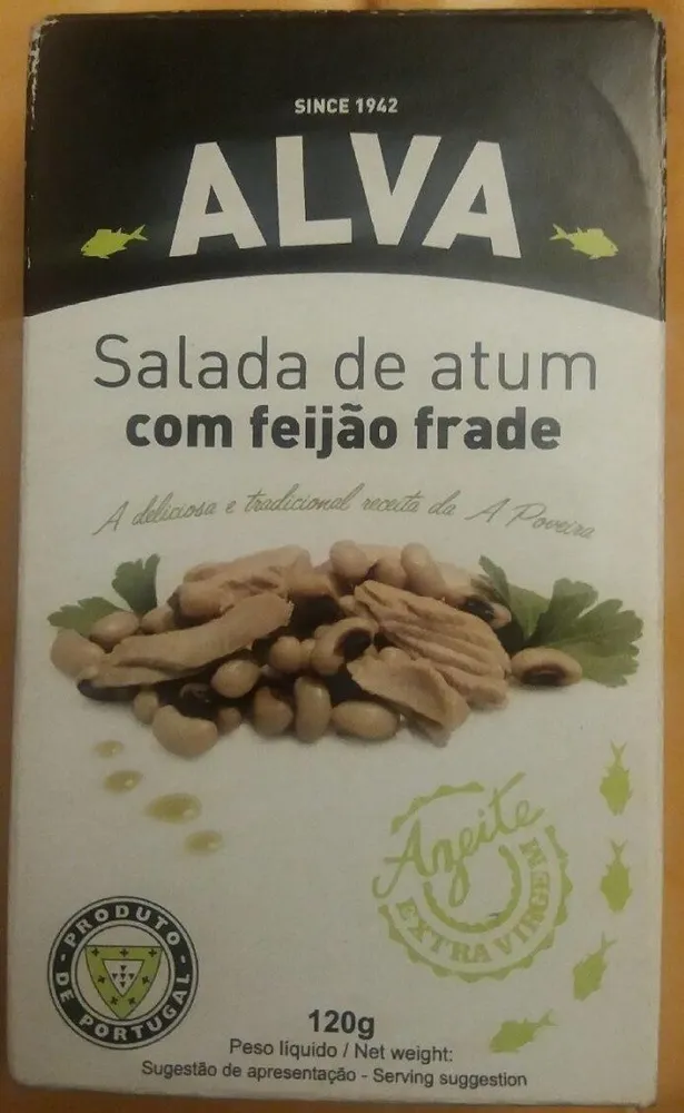 Salada de atum com feijão frade