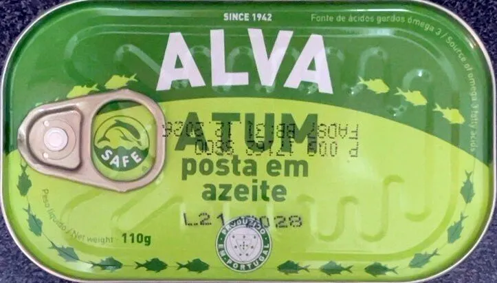 Atum posta em azeite