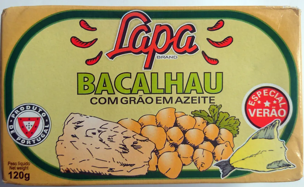 Bacalhau com Grão em Azeite Especial Verão