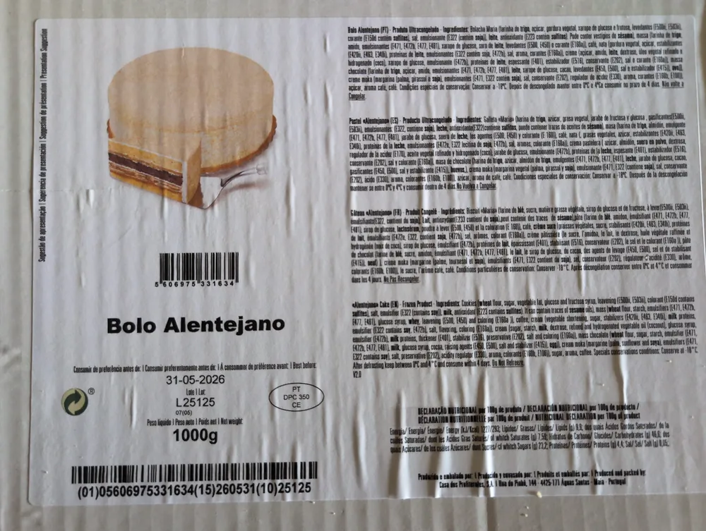 Alentejano Cake