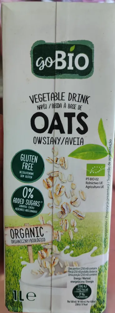 Bebida à Base de Aveia