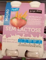 Morango e Cereais Sem Lactose