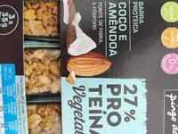 Barra proteica coco y almendras