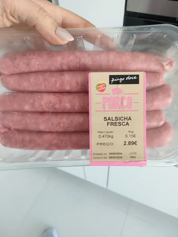 Salsicha fresca