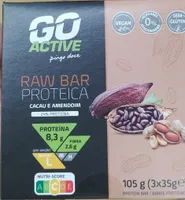 Raw Bar Proteica Cacau e Amendoim