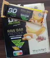 Raw Bar Proteica Banana e Amendoim