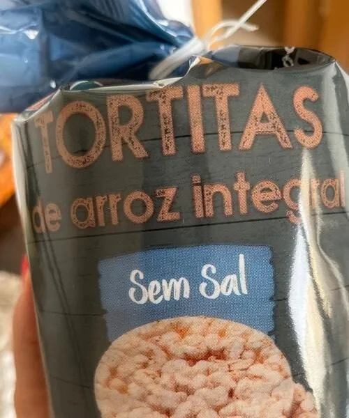 Tortitas de arroz integral, Sem Sal