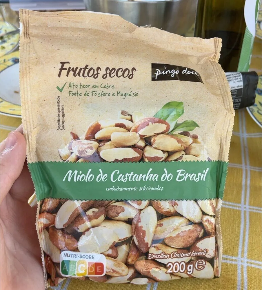 Miolo de Castanha do Brasil