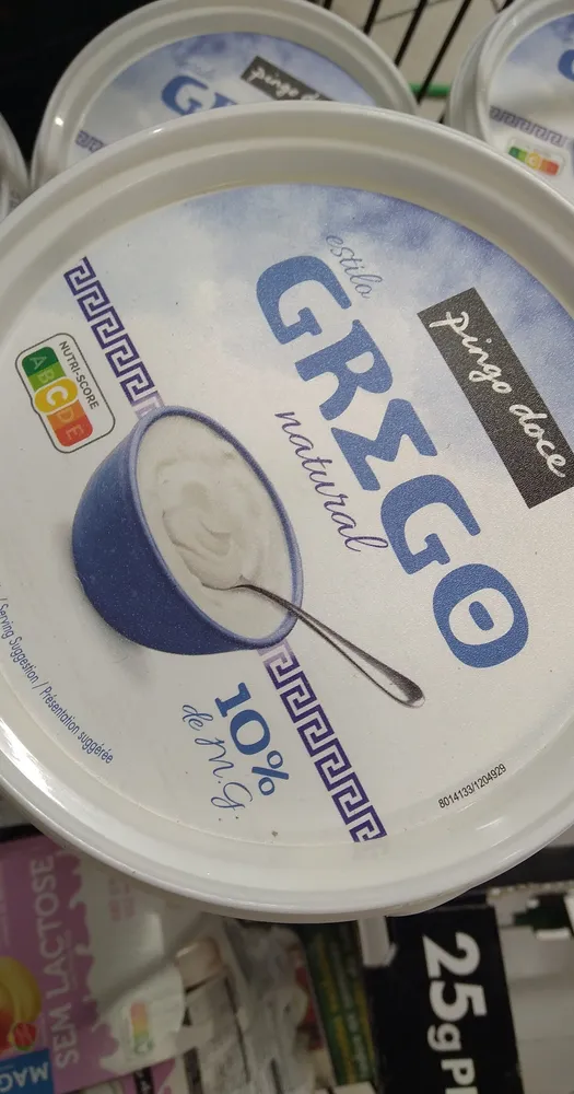 Iogurte Grego Natural 10% Matéria Gorda