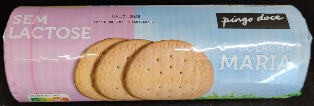 Bolacha Maria Sem Lactose