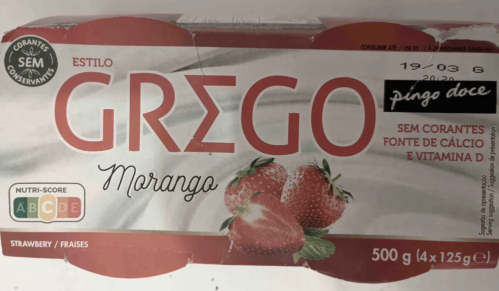 Estilo Grego Morango