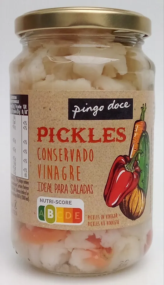 Pickles em vinagre