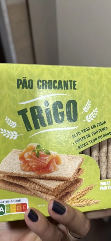 Pão crocante trigo