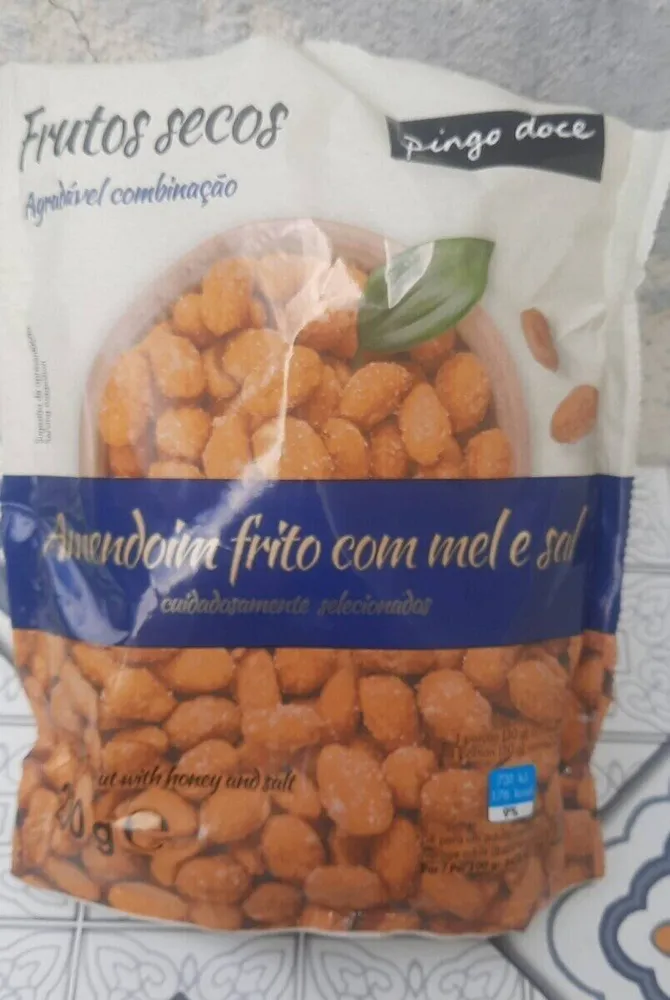 Amendoim feito com Mel e sal